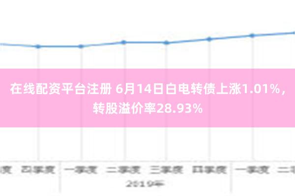 在线配资平台注册 6月14日白电转债上涨1.01%，转股溢价率28.93%