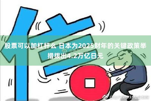 股票可以加杠杆么 日本为2025财年的关键政策举措拨出4.2万亿日元