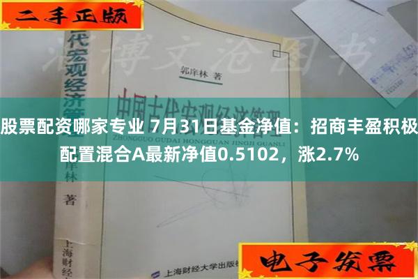 股票配资哪家专业 7月31日基金净值：招商丰盈积极配置混合A最新净值0.5102，涨2.7%