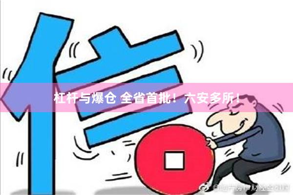 杠杆与爆仓 全省首批！六安多所！