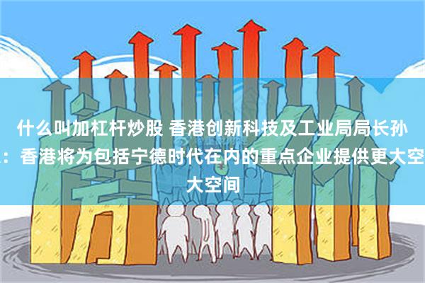 什么叫加杠杆炒股 香港创新科技及工业局局长孙东：香港将为包括宁德时代在内的重点企业提供更大空间